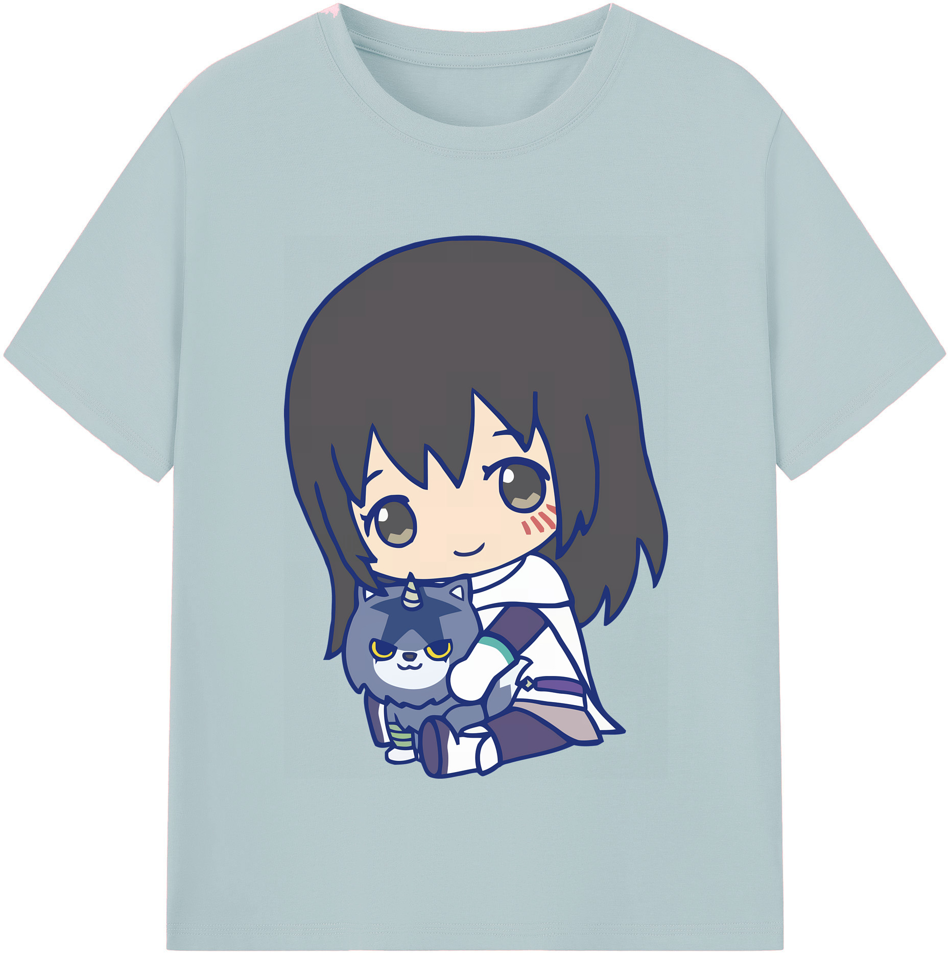 （画像用） 転スラ Regarding Reincarnated to Slime 綿100％半袖Tシャツ（フロントプリント）